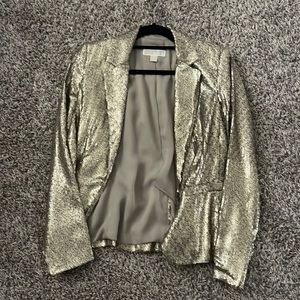 Michael Kors Gold Sequin Blazer